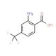 2-Amino-4-(trifluoromethyl)benzoic acid (CAS 402-13-1) - chemical structure image