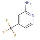 2-Amino-4-(trifluoromethyl)pyridine (CAS 106447-97-6) - chemical structure image