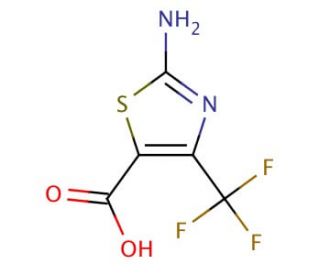 2-Amino-4-(trifluoromethyl)thiazole-5-carboxylic acid (CAS 239135-55-8) - chemical structure image