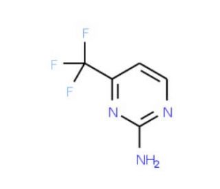 2-amino-4-trifluoromethylpyrimidine (CAS 16075-42-6) - chemical structure image