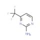 2-amino-4-trifluoromethylpyrimidine (CAS 16075-42-6) - chemical structure image