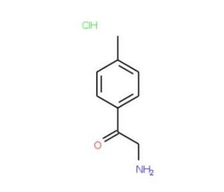 2-Amino-4&prime;-methylacetophenone hydrochloride (CAS 5467-70-9) - chemical structure image