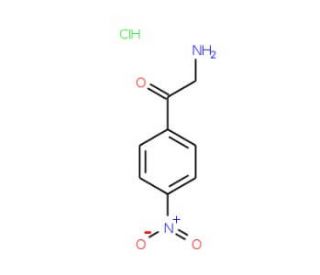 2-Amino-(4&prime;-nitro)acetophenone hydrochloride (CAS 5425-81-0) - chemical structure image