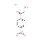 2-Amino-(4′-nitro)acetophenone hydrochloride (CAS 5425-81-0) - chemical structure image