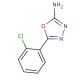 2-Amino-5-(2-chlorophenyl)-1,3,4-oxadiazole (CAS 2138-98-9) - chemical structure image