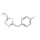 2-Amino-5-(4-fluorobenzyl)-1,3,4-thiadiazole (CAS 39181-55-0) - chemical structure image