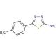 2-Amino-5-(4-methylphenyl)-1,3,4-thiadiazole (CAS 26907-54-0) - chemical structure image