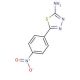 2-Amino-5-(4-nitrophenyl)-1,3,4-thiadiazole (CAS 833-63-6) - chemical structure image