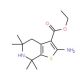 2-Amino-5,5,7,7-tetramethyl-4,5,6,7-tetrahydro-thieno[2,3-c]pyridine-3-carboxylic acid ethyl ester - chemical structure image