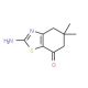 2-Amino-5,5-dimethyl-5,6-dihydro-4H-benzothiazol-7-one (CAS 1629-95-4) - chemical structure image