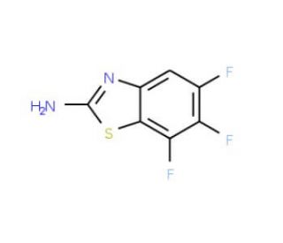 2-Amino-5,6,7-trifluorobenzotriazole - chemical structure image