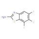 2-Amino-5,6,7-trifluorobenzotriazole - chemical structure image