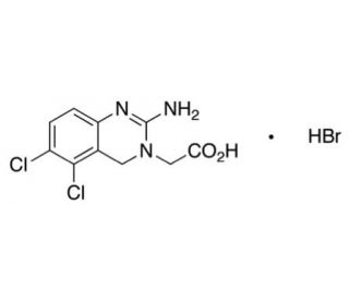 2-Amino-5,6-dichloro-3(4H)-quinazoline Acetic Acid Hydrobromide (Anagrelide Impurity B) (CAS 1194434-39-3) - chemical structu
