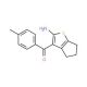 (2-Amino-5,6-dihydro-4H-cyclopenta[b]thiophen-3-yl)-p-tolyl-methanone - chemical structure image