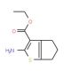 2-Amino-5,6-dihydro-4H-cyclopenta[b]thiophene-3-carboxylic acid ethyl ester (CAS 4815-29-6) - chemical structure image