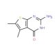 2-amino-5,6-dimethyl-3H,4H-thieno[2,3-d]pyrimidin-4-one - chemical structure image