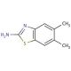 2-Amino-5,6-dimethylbenzothiazole (CAS 29927-08-0) - chemical structure image