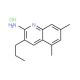 2-Amino-5,7-dimethyl-3-propylquinoline hydrochloride (CAS 1170079-61-4) - chemical structure image