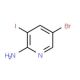 2-Amino-5-bromo-3-iodopyridine (CAS 381233-96-1) - chemical structure image