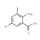 2-Amino-5-bromo-3-methylbenzoic acid (CAS 206548-13-2) - chemical structure image