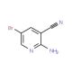 2-Amino-5-bromo-nicotinonitrile (CAS 709652-82-4) - chemical structure image