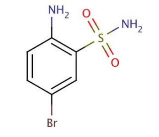 2-Amino-5-bromobenzenesulfonamide (CAS 54734-84-8) - chemical structure image