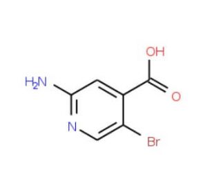 2-Amino-5-bromoisonicotinic acid (CAS 1000339-23-0) - chemical structure image