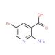 2-Amino-5-bromonicotinic acid (CAS 52833-94-0) - chemical structure image