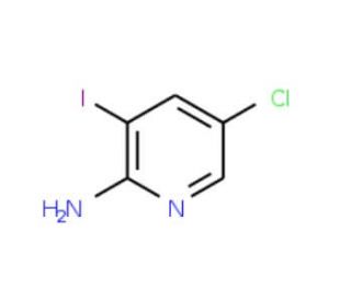 2-Amino-5-chloro-3-iodopyridine (CAS 211308-81-5) - chemical structure image