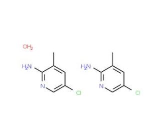 2-Amino-5-chloro-3-methylpyridine hemihydrate (CAS 1173019-45-8) - chemical structure image