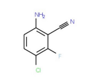 2-Amino-5-chloro-6-fluorobenzonitrile - chemical structure image