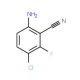 2-Amino-5-chloro-6-fluorobenzonitrile - chemical structure image