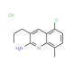 2-Amino-5-chloro-8-methyl-3-propylquinoline hydrochloride (CAS 1170917-31-3) - chemical structure image