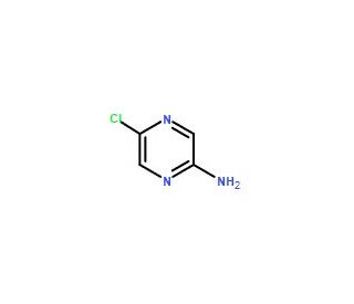 2-Amino-5-chloropyrazine (CAS 33332-29-5) - chemical structure image