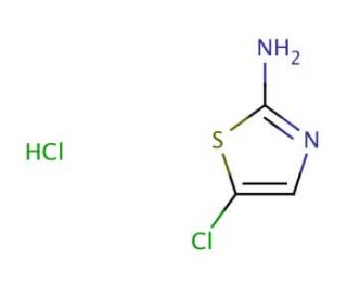2-Amino-5-chlorothiazole hydrochloride (CAS 55506-37-1) - chemical structure image