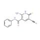 2-amino-5-cyano-6-mercapto-N-phenylnicotinamide - chemical structure image