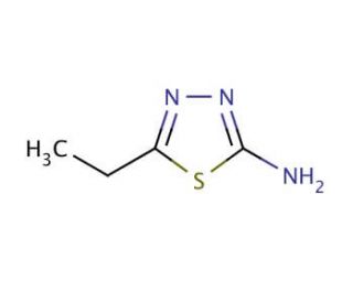 2-Amino-5-ethyl-1,3,4-thiadiazole (CAS 14068-53-2) - chemical structure image