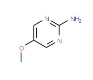 2-Amino-5-methoxypyrimidine (CAS 13418-77-4) - chemical structure image