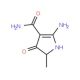 2-amino-5-methyl-4-oxo-4,5-dihydro-1H-pyrrole-3-carboxamide - chemical structure image