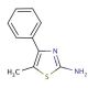 2-amino-5-methyl-4-phenyl-Thiazole (CAS 30709-67-2) - chemical structure image