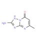 2-Amino-5-methyl-4H-[1,2,4]triazolo[1,5-a]-pyrimidin-7-one - chemical structure image