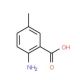 2-Amino-5-methylbenzoic Acid (CAS 2941-78-8) - chemical structure image