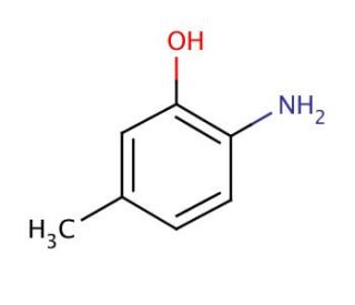 2-Amino-5-methylphenol (CAS 2835-98-5) - chemical structure image