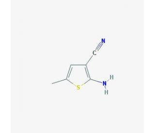 2-Amino-5-methylthiophene-3-carbonitrile (CAS 138564-58-6) - chemical structure image