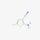 2-Amino-5-methylthiophene-3-carbonitrile (CAS 138564-58-6) - chemical structure image