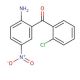 2-Amino-5-nitro-2′-chlorobenzophenone (CAS 2011-66-7) - chemical structure image