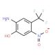 2-Amino-5-nitro-4-(trifluoromethyl)phenol (CAS 56987-02-1) - chemical structure image