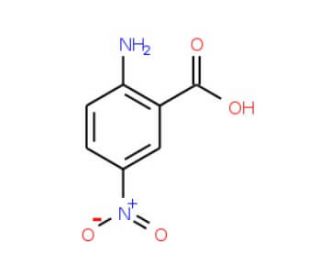 2-Amino-5-nitro-benzoic acid (CAS 616-79-5) - chemical structure image