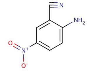 2-Amino-5-nitrobenzonitrile (CAS 17420-30-3) - chemical structure image