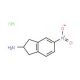 2-Amino-5-nitroindan hydrochloride (CAS 73536-87-5) - chemical structure image